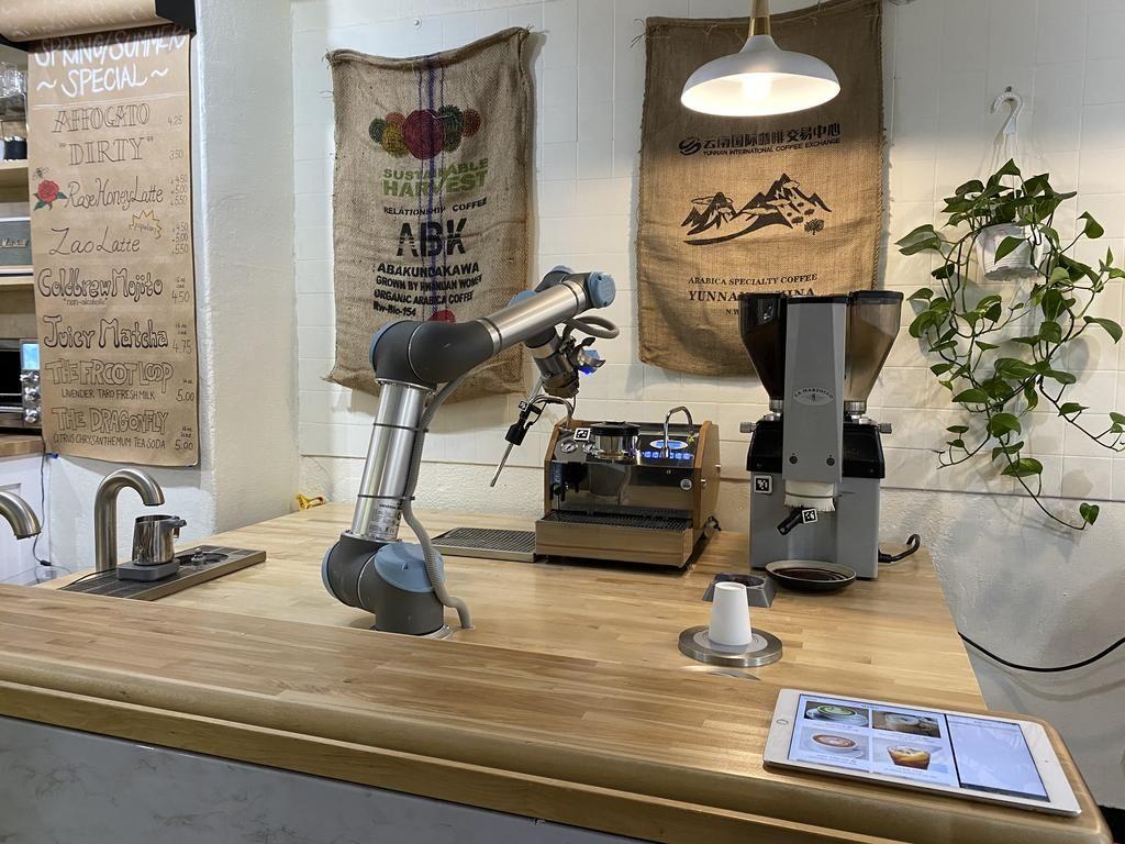 1024x768 Robotic Barista Providing Contact Free .