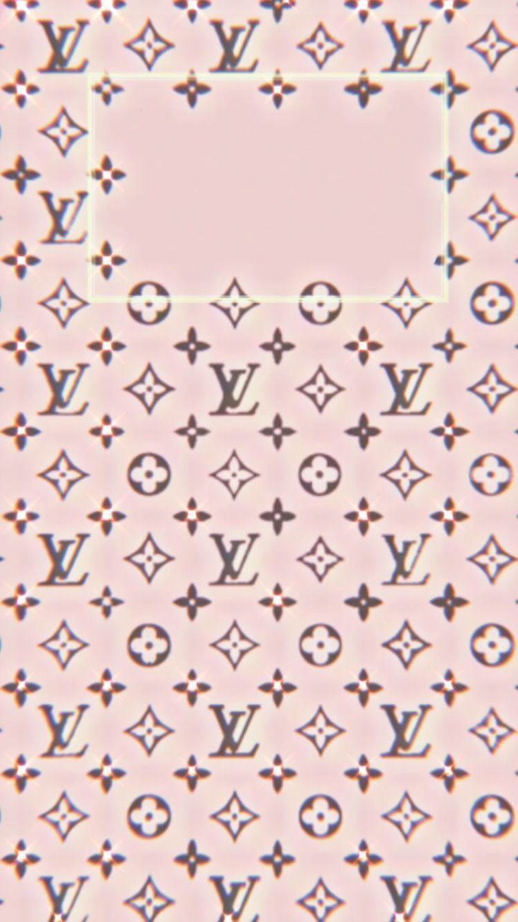 Pink Glitter, Louis Vuitton Wallpaper