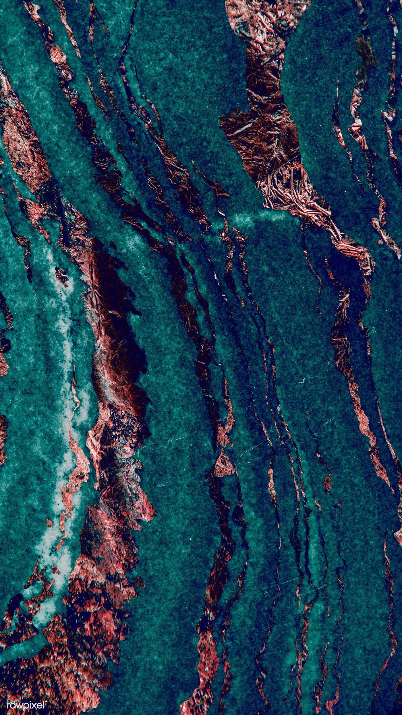 1400x2488 Green Marble Wallpaper