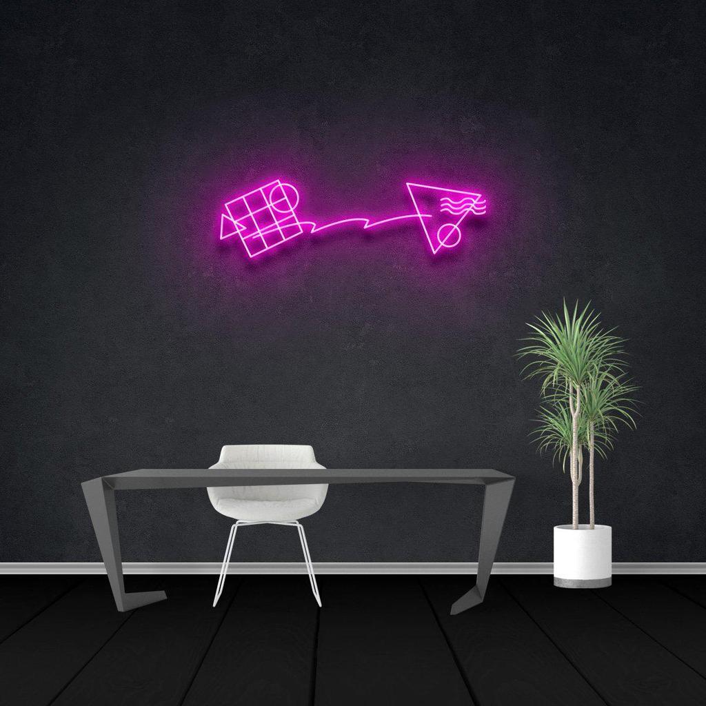 1024x1024 80s Vibes' Neon Sign