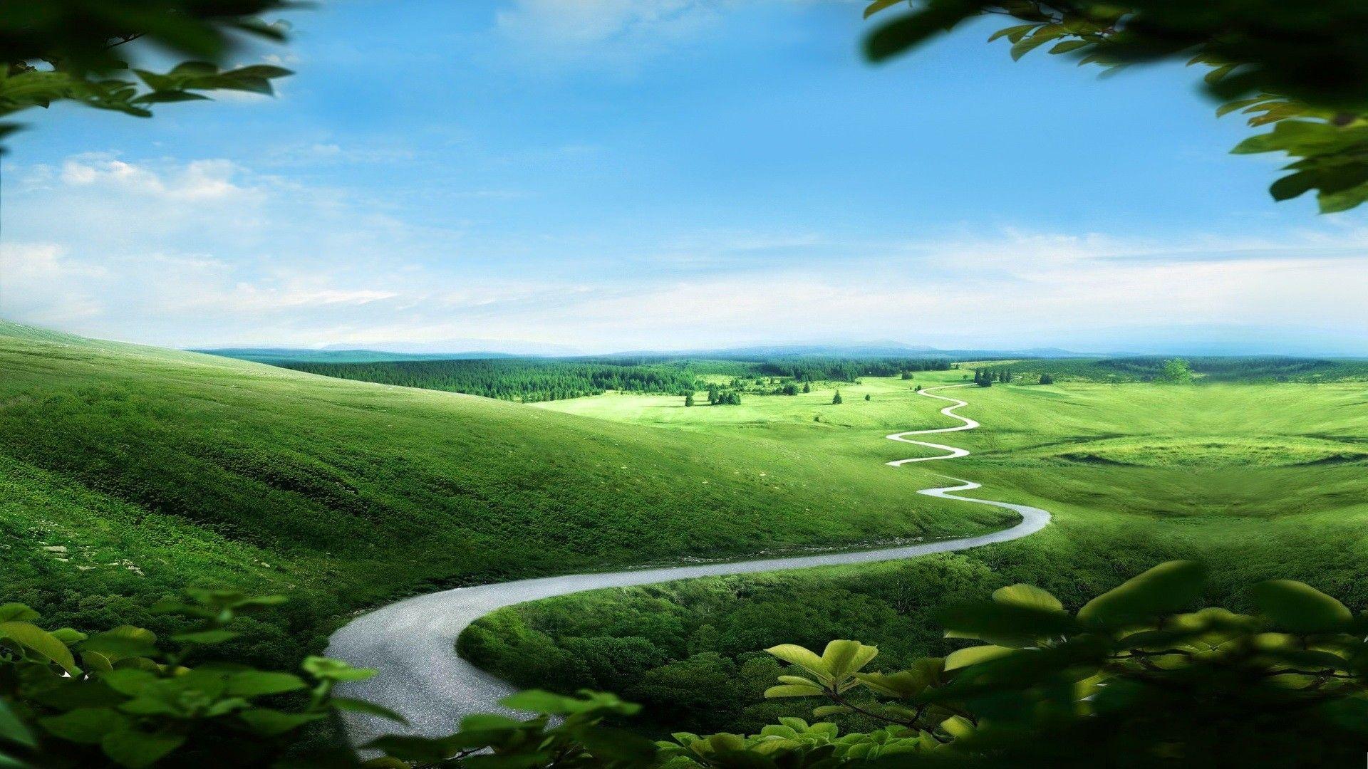 1920x1080 Beautiful Fairy Tale Winding Road .wallpaper Hd