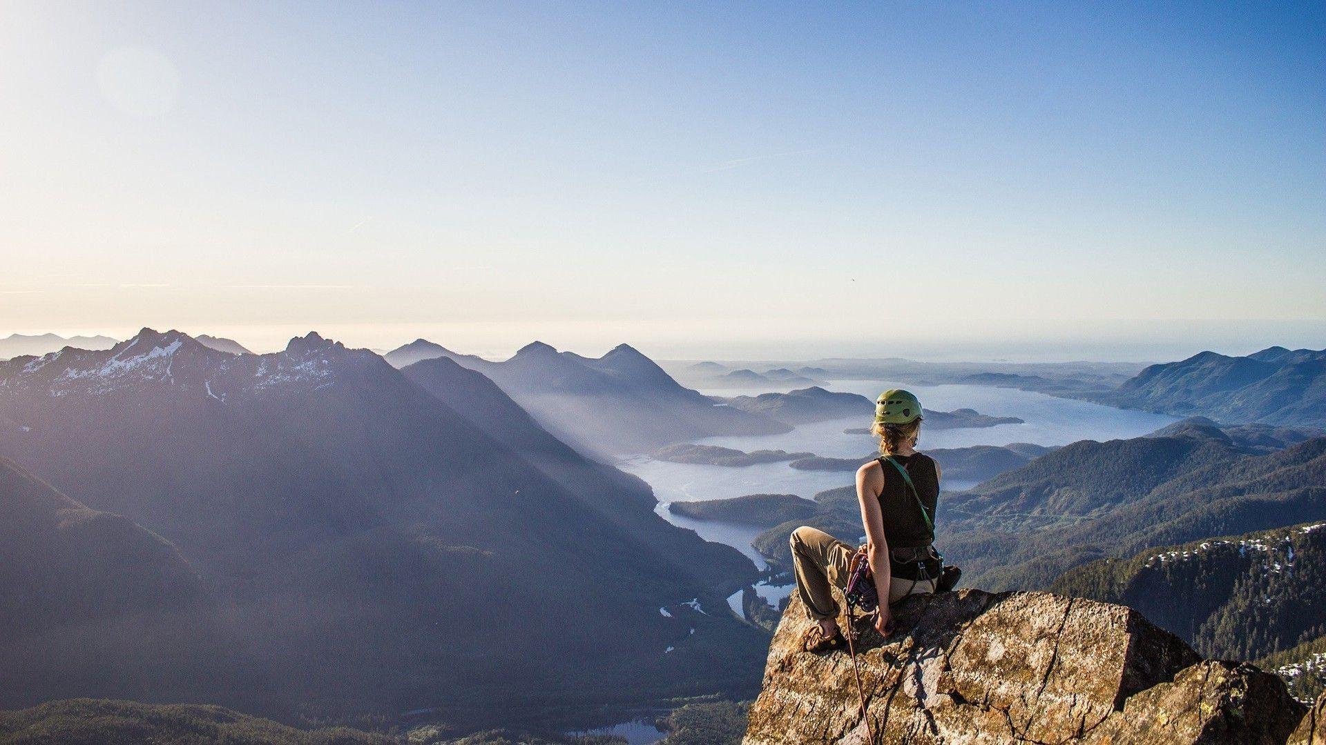 1920x1080 Sky gazing, Rock climbing, Rock climbers.es