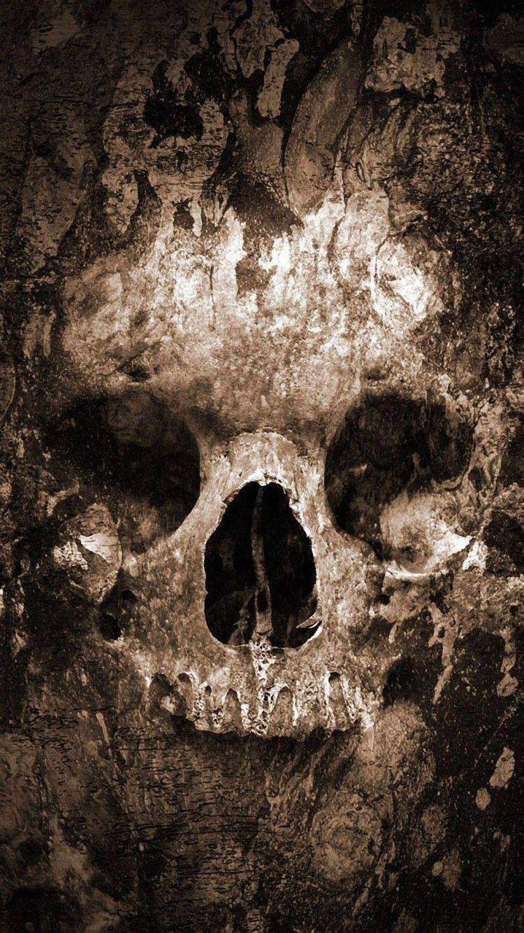 750x1334 Full HD Skull Wallpaper HD
