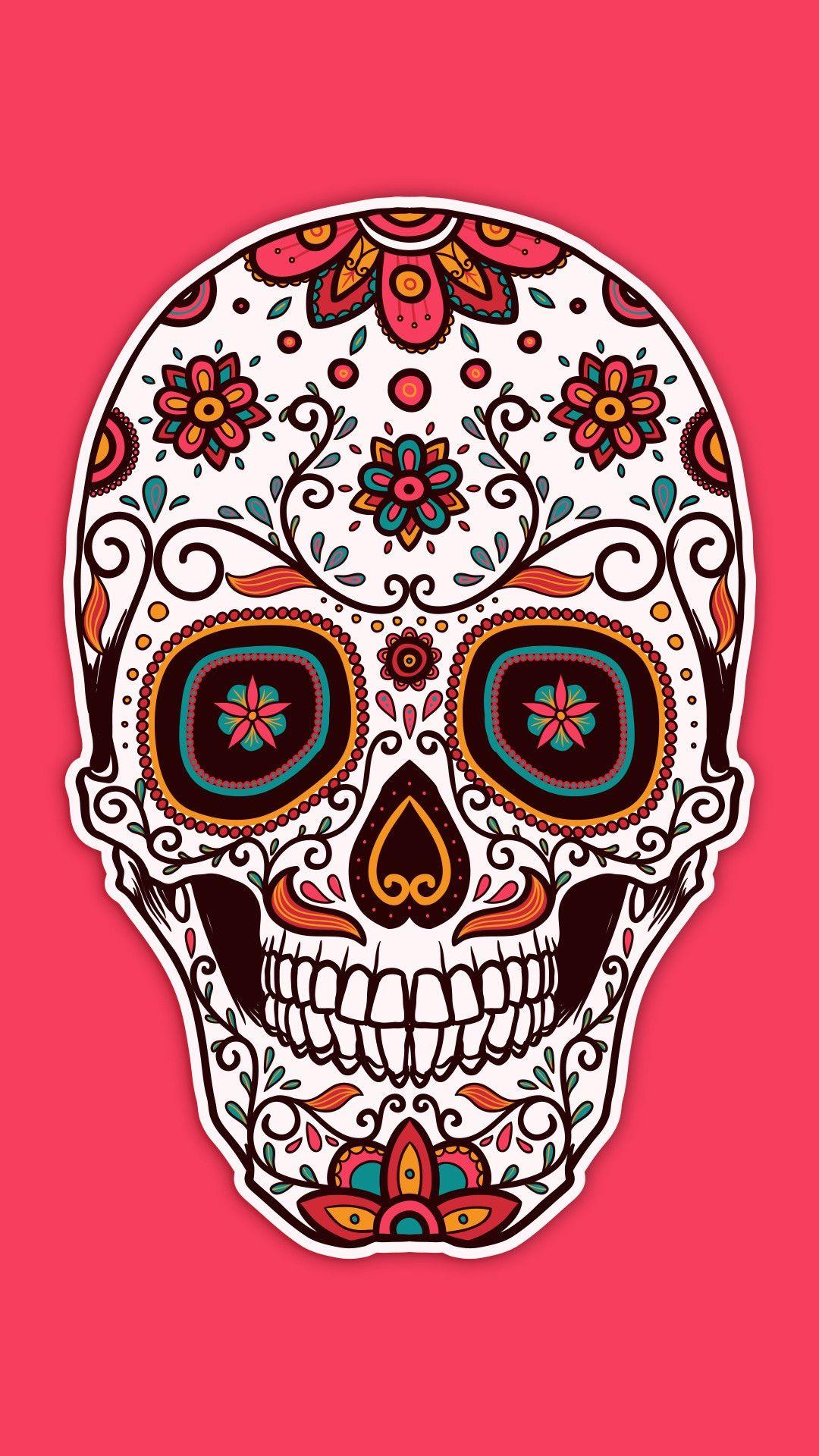1080x1920 Skull iPhone Wallpaper .line.