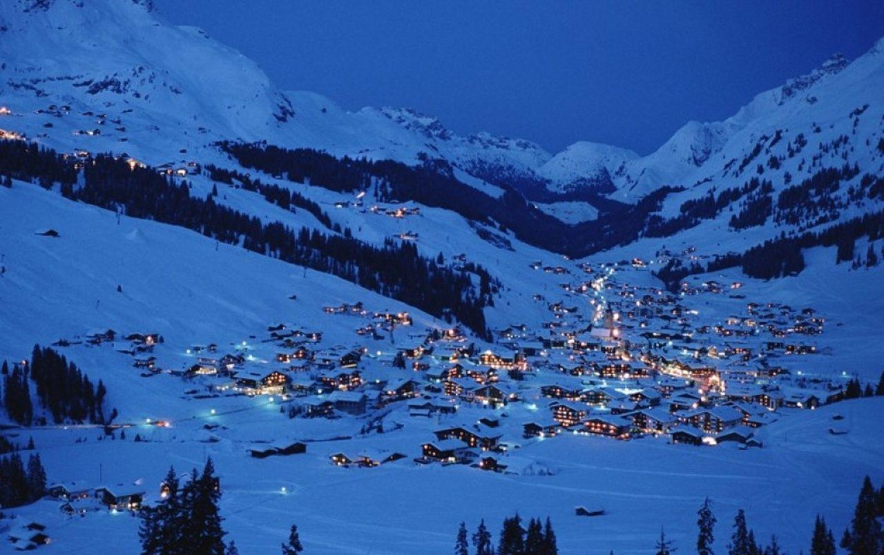 1280x804 Snow Village Wallpaper Living .