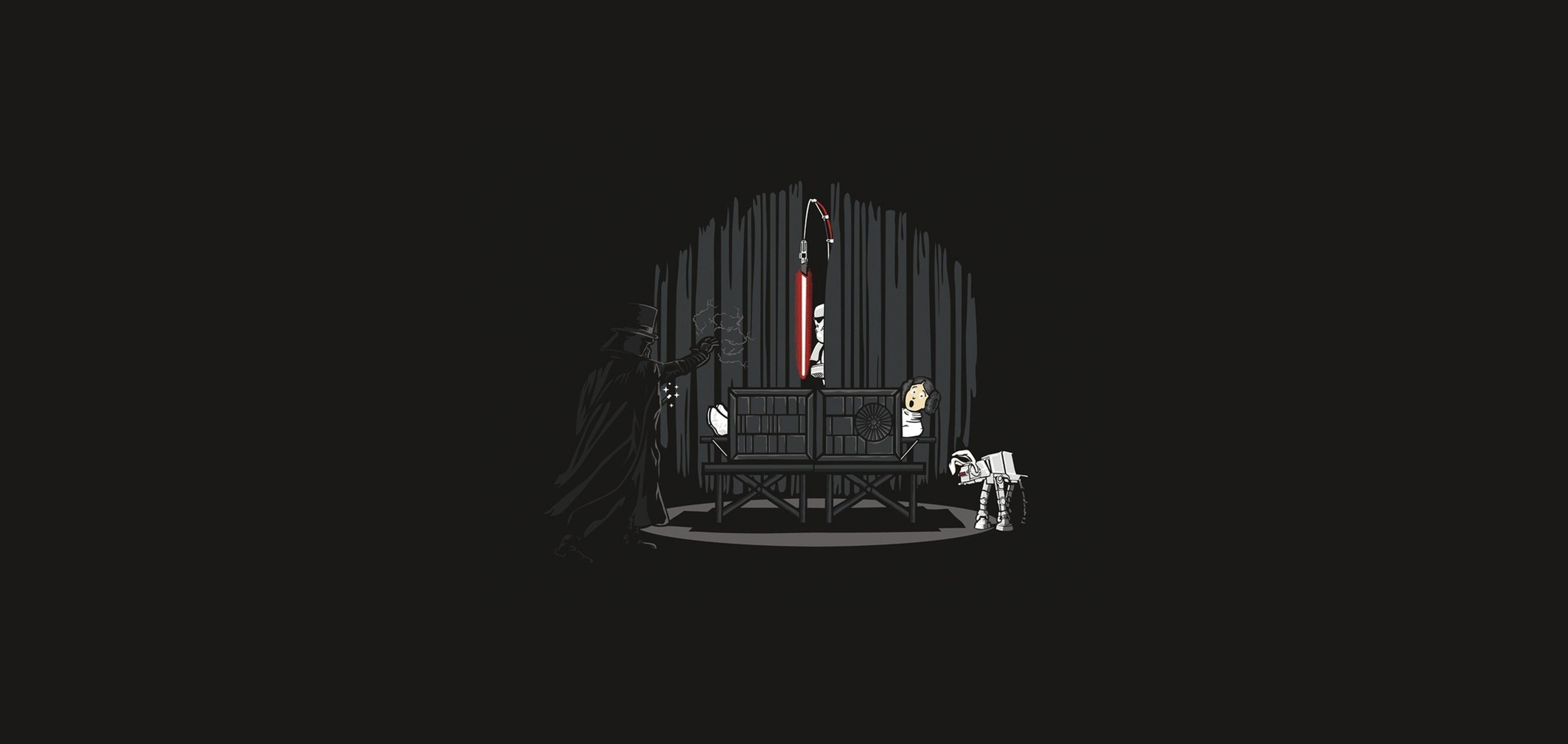 4000x1900 Ultra HD Star Wars Minimalist