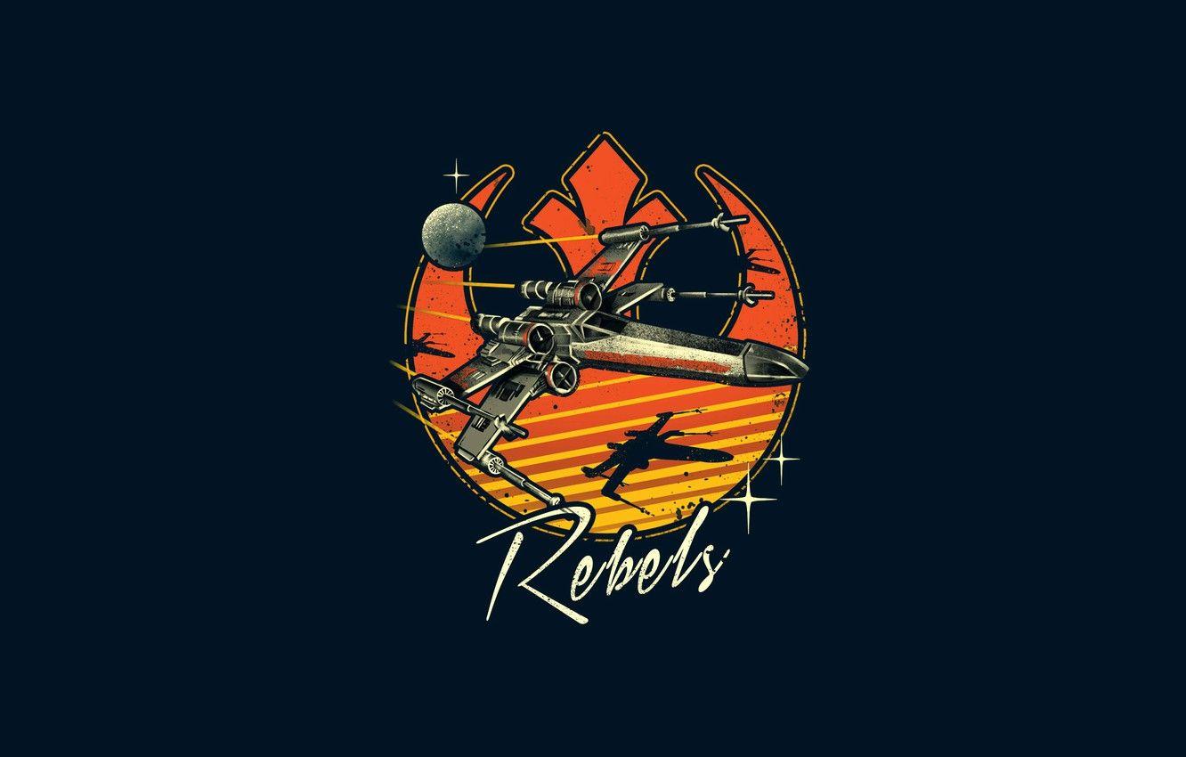 1332x850 Photo Wallpaper Minimalism, Star Wars .