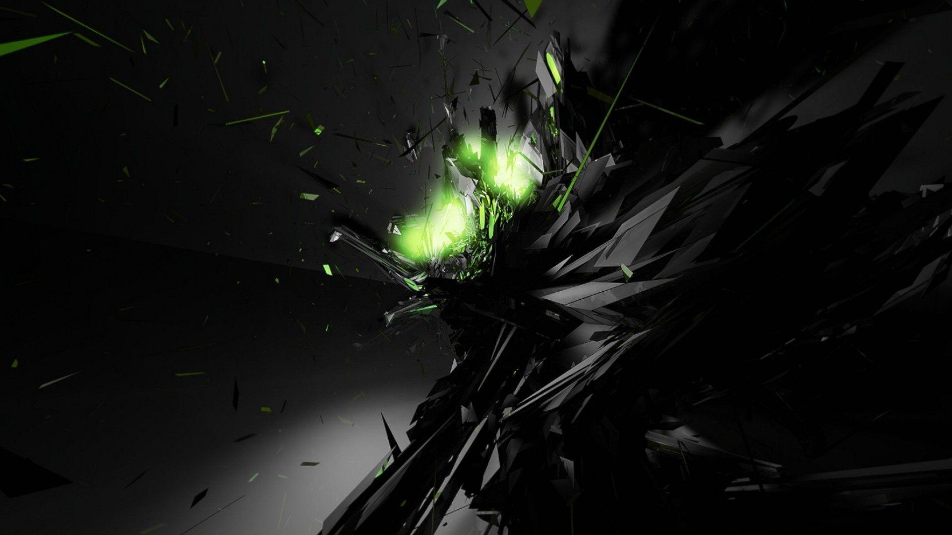 1920x1080 Black and Green Wallpaperwallpaper.dog