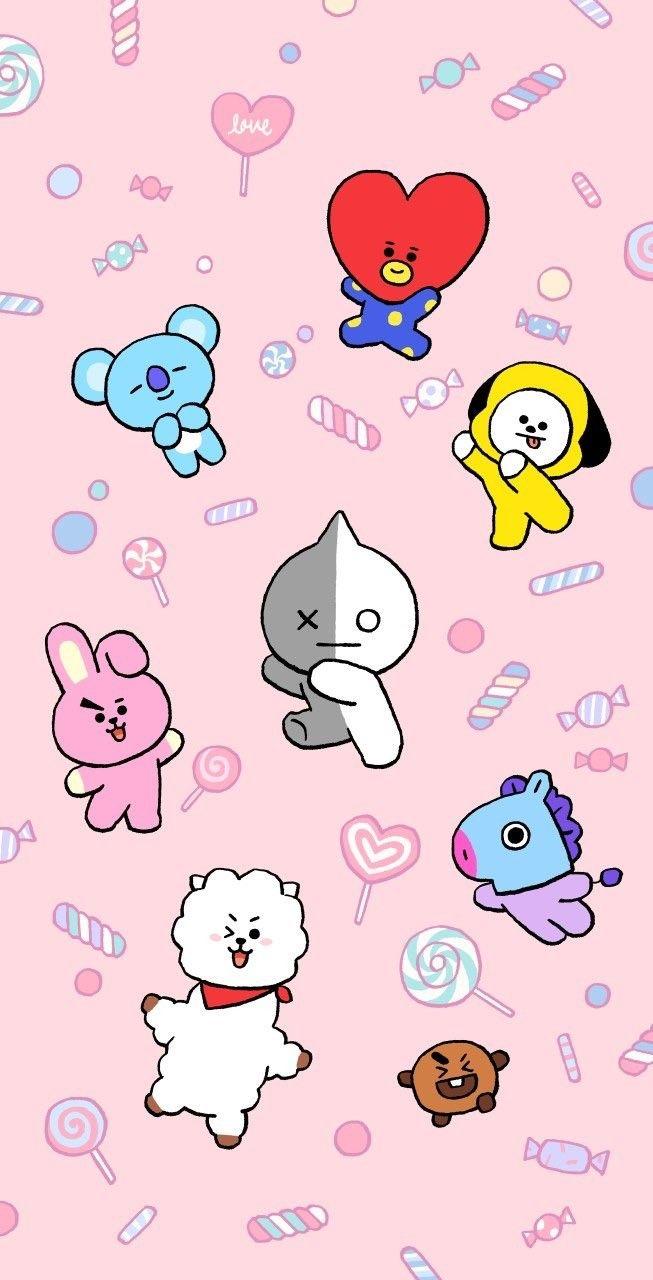 BT21 Characters Wallpapers - Top Free BT21 Characters Backgrounds ...