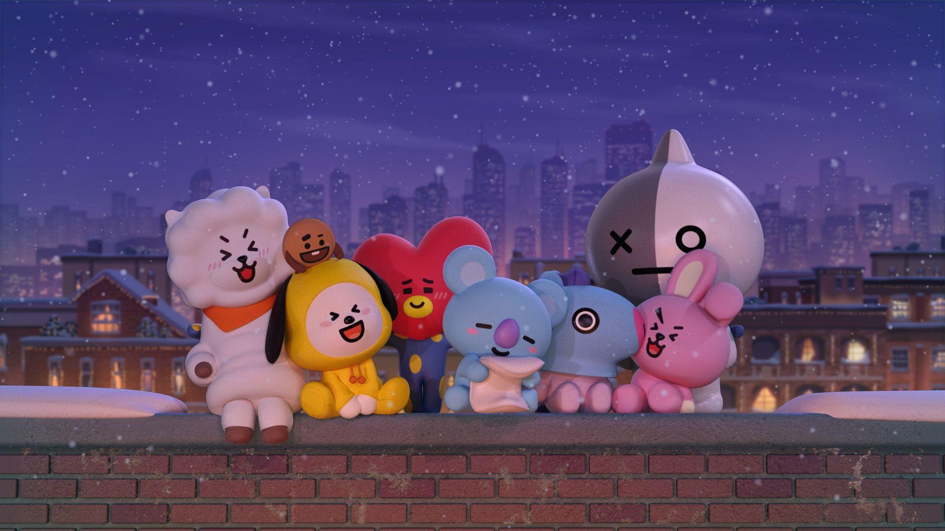 1920x1080 BT21 Characters Desktop Wallpaper Page .line.