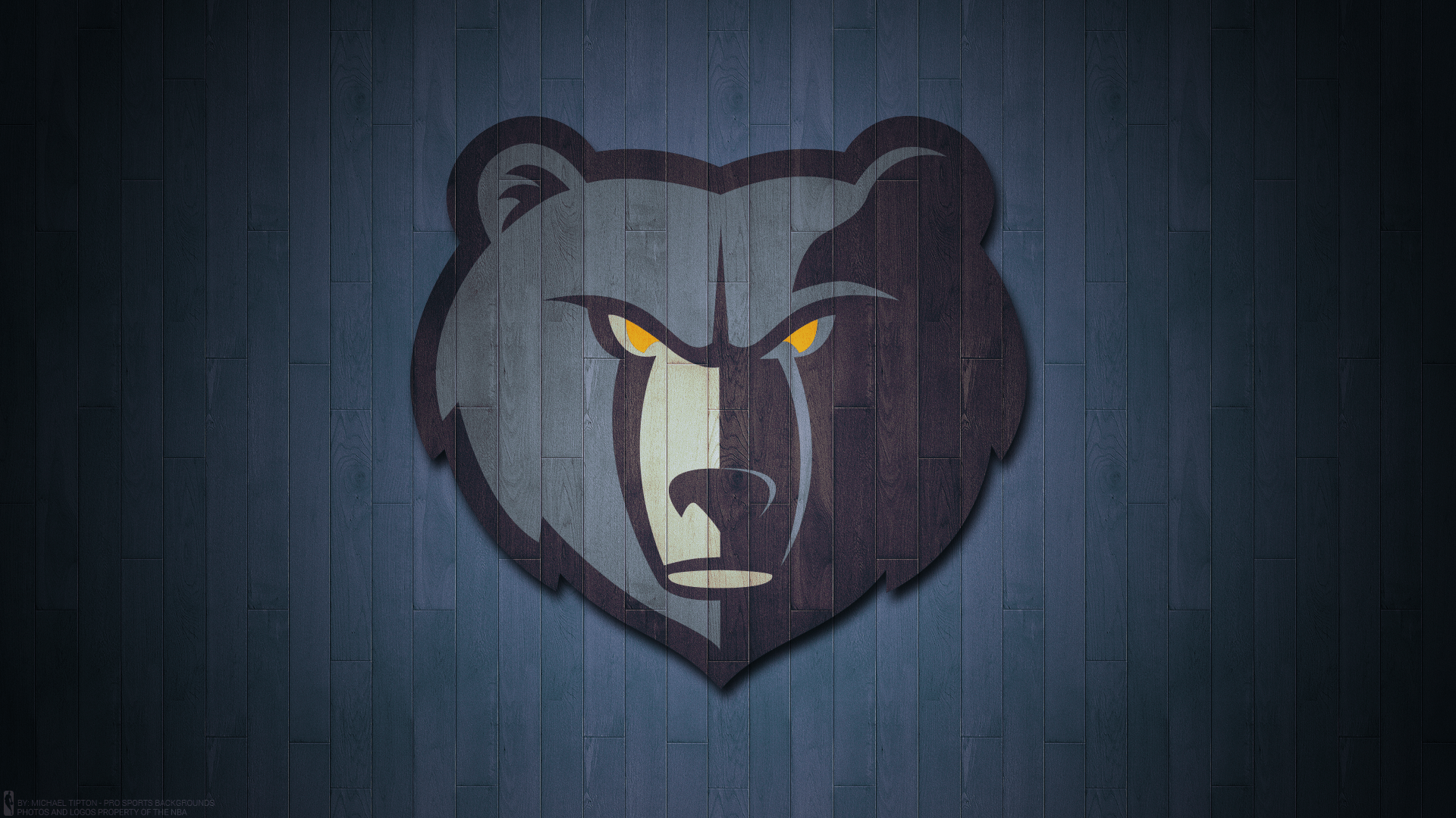 1920x1080 Memphis Grizzlies Logo Art .