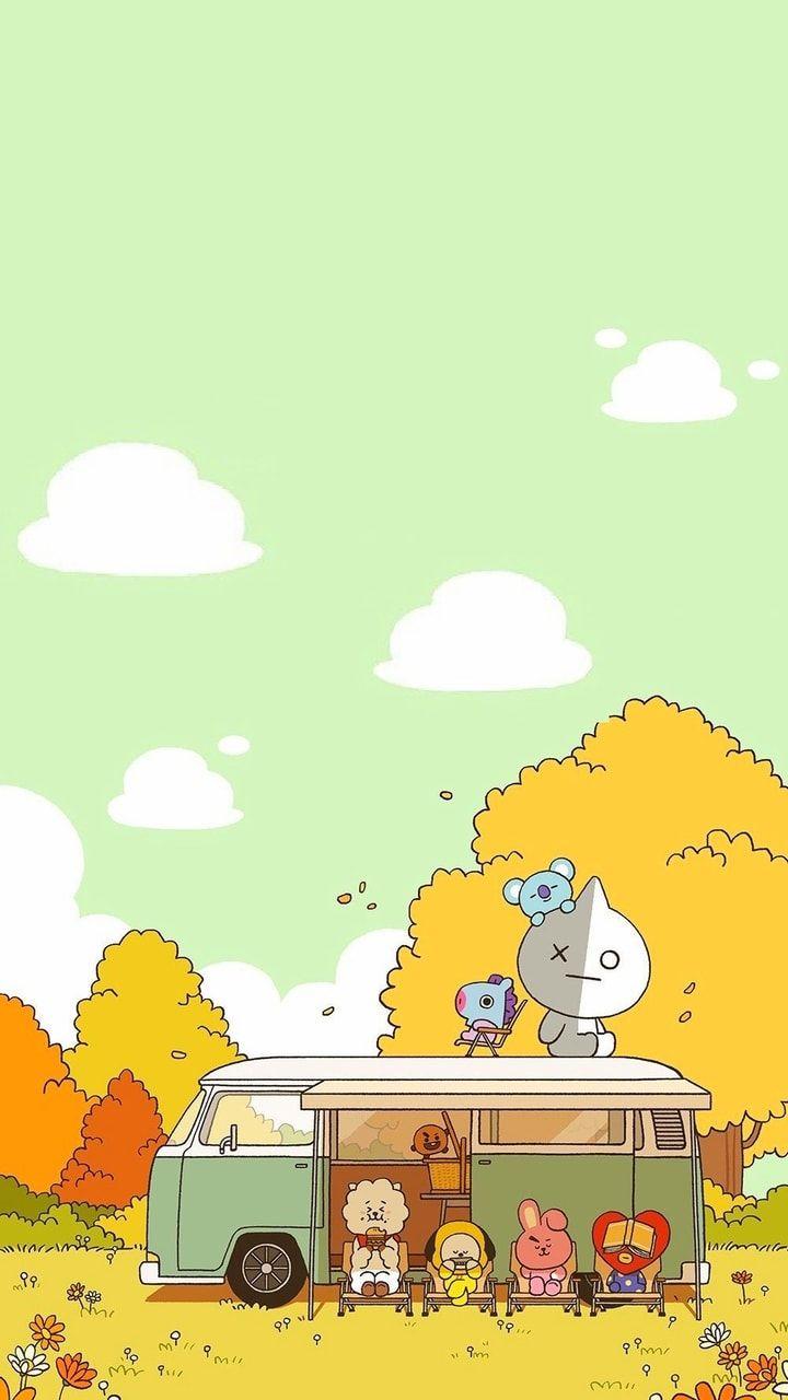 720x1280 image about BT21 Wallpaper .