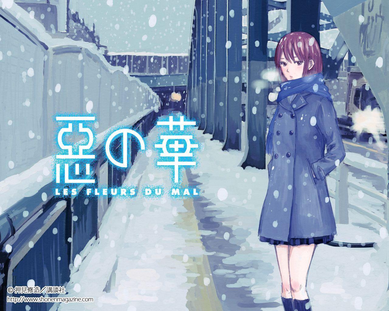 1280x1024 Aku no Hana/. Anime,