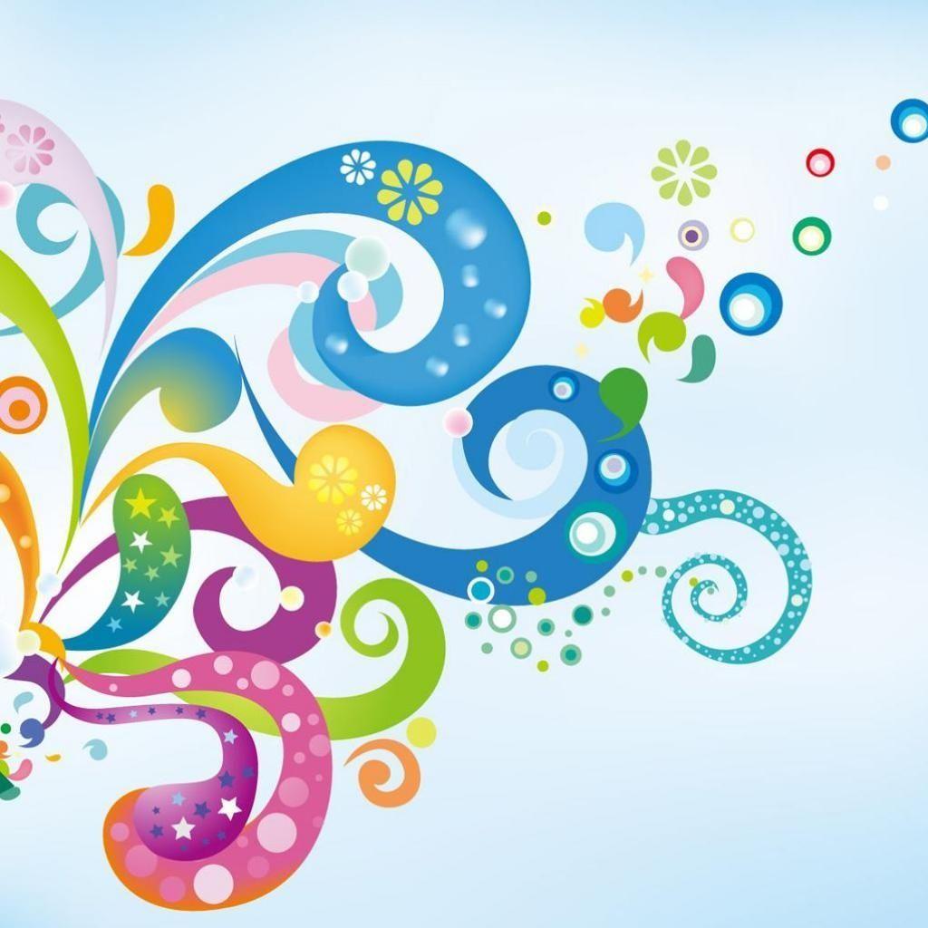 1024x1024 Abstract Swirl Background