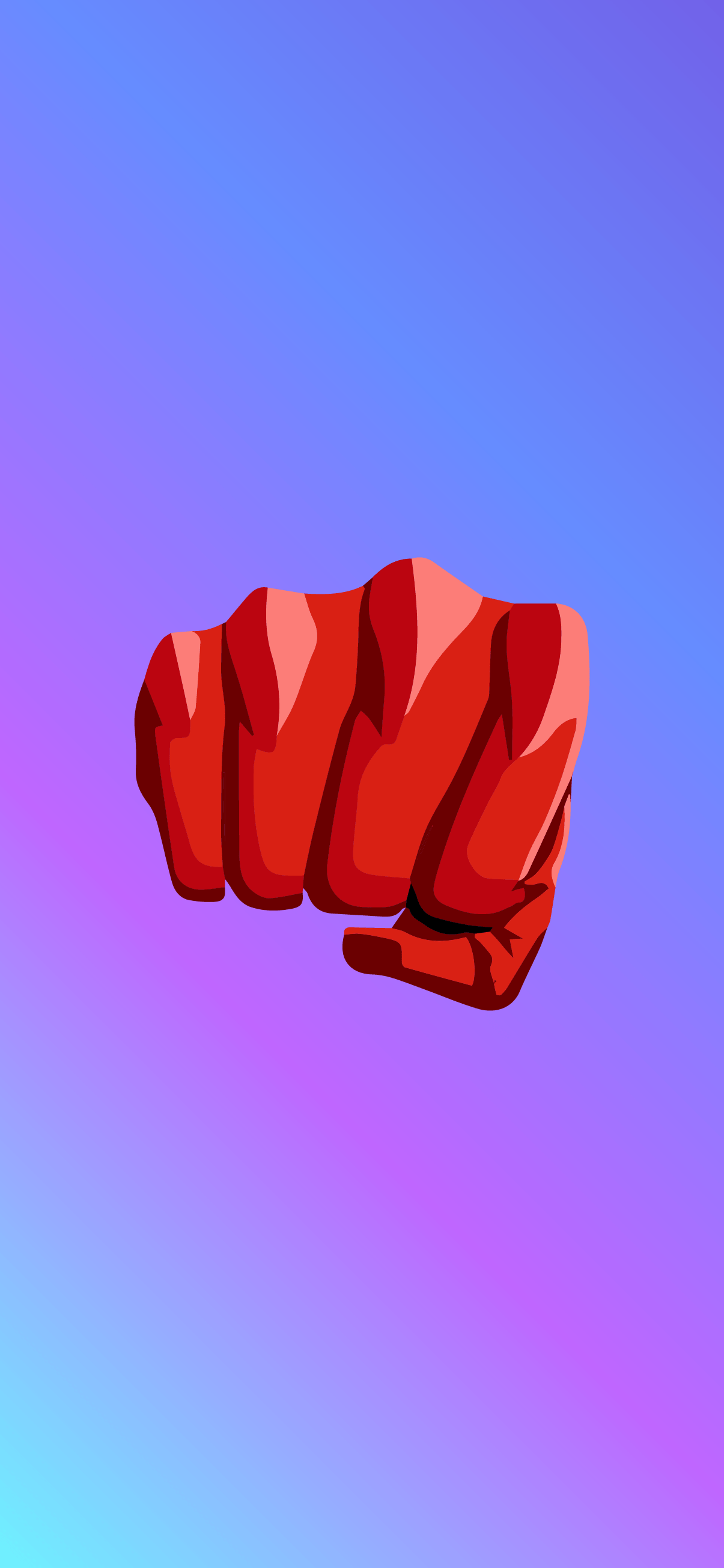 1205x2609 SAITAMA FIST. HeroScreen