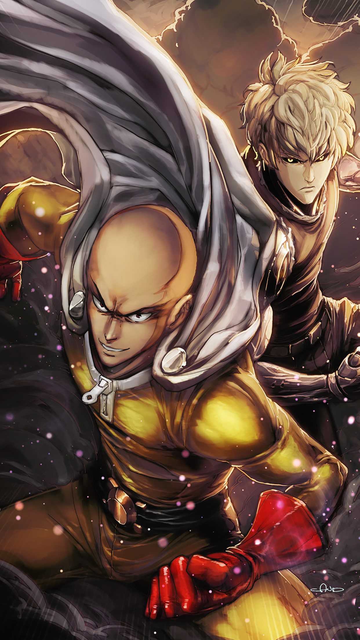 1242x2208 One Punch Man Wallpaper iPhone .