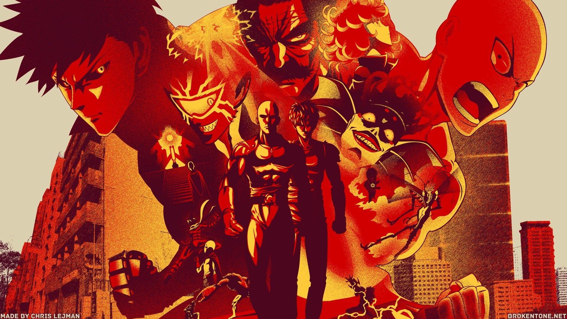 1920x1080 Lock Screen One Punch Man Wallpaper .topanimeswallpaper.
