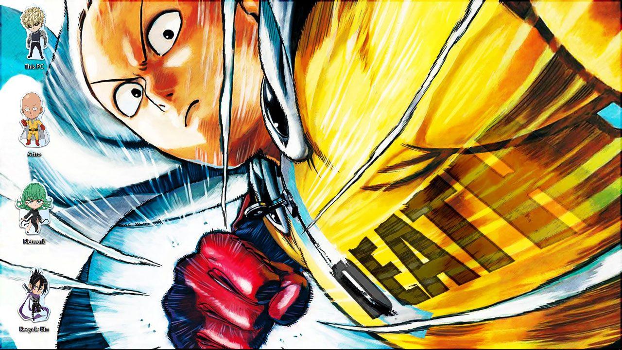 1280x720 One Punch Man Theme For Windows 10