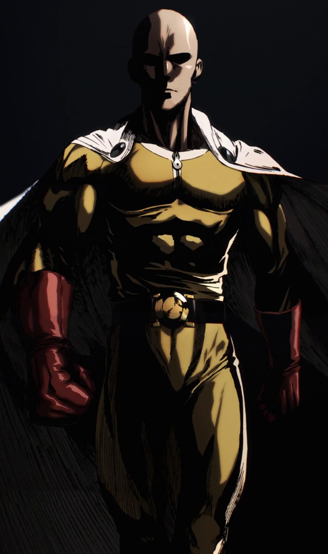 1280x2160 One Punch Man Intro Fist .mangaku.us
