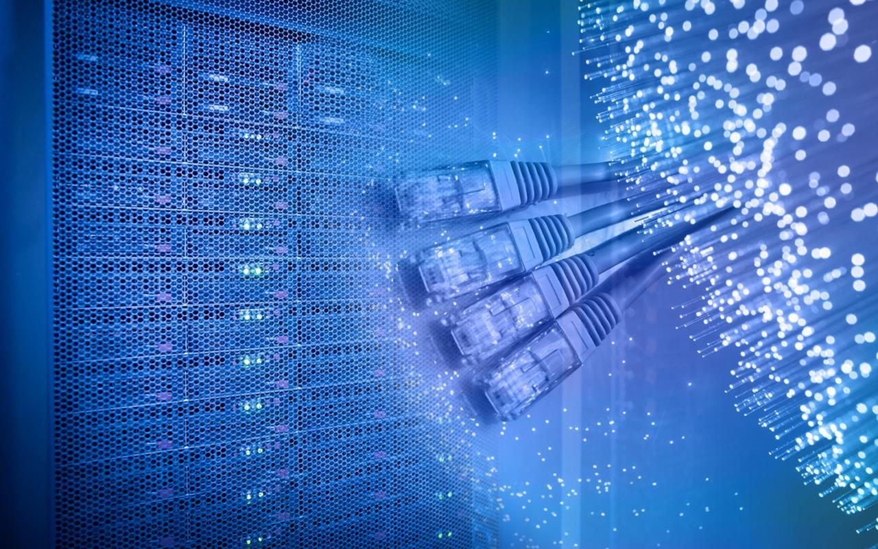 1280x800 Computer Network Background Blue .