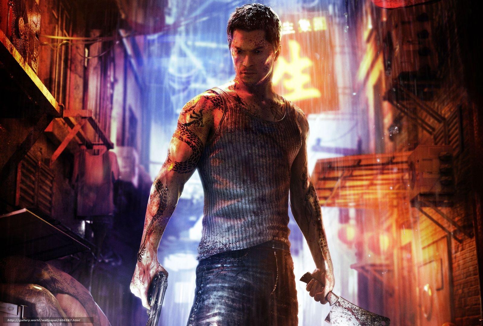 1600x1080 Download Wallpaper Sleeping Dogs, Wei .
