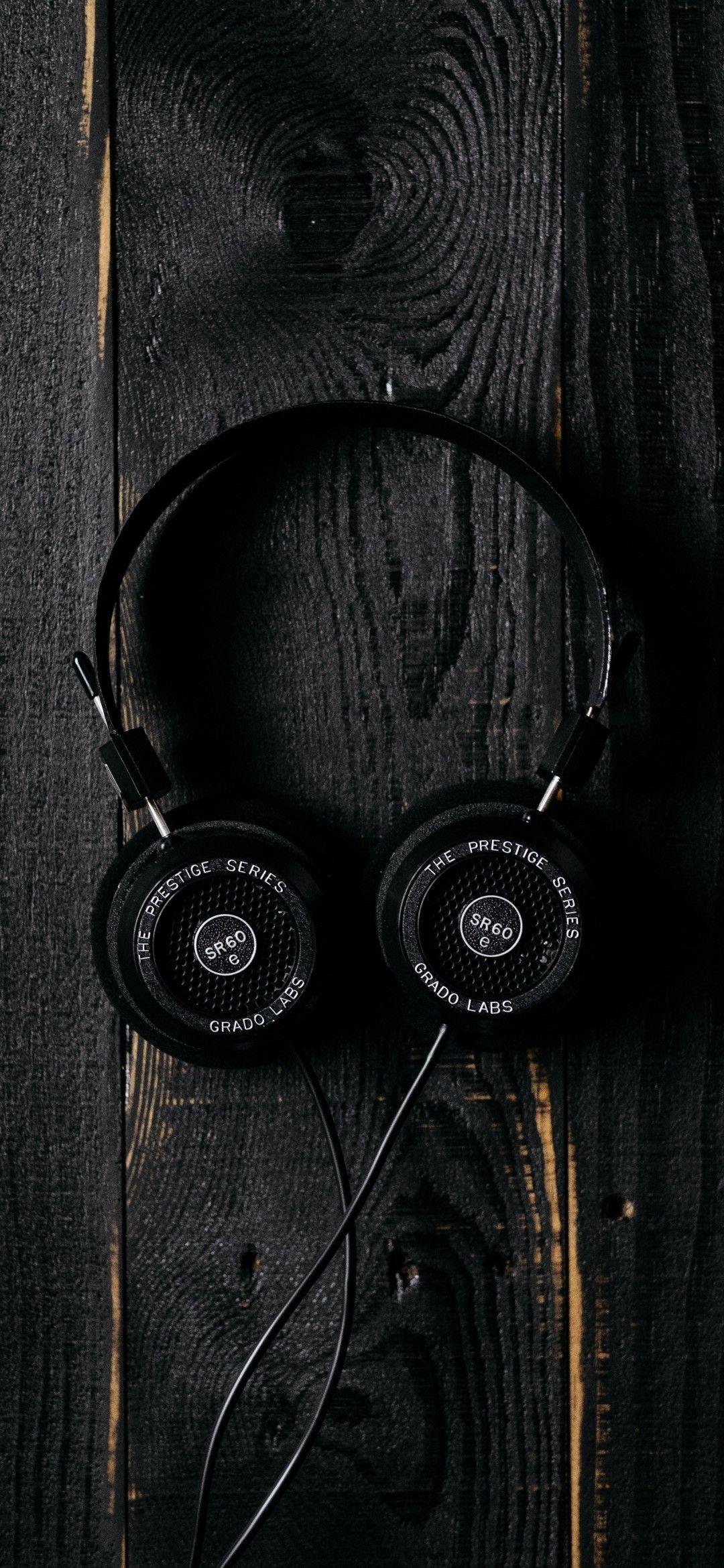 1080x2340 Download 1080x2340 Black Headphones .