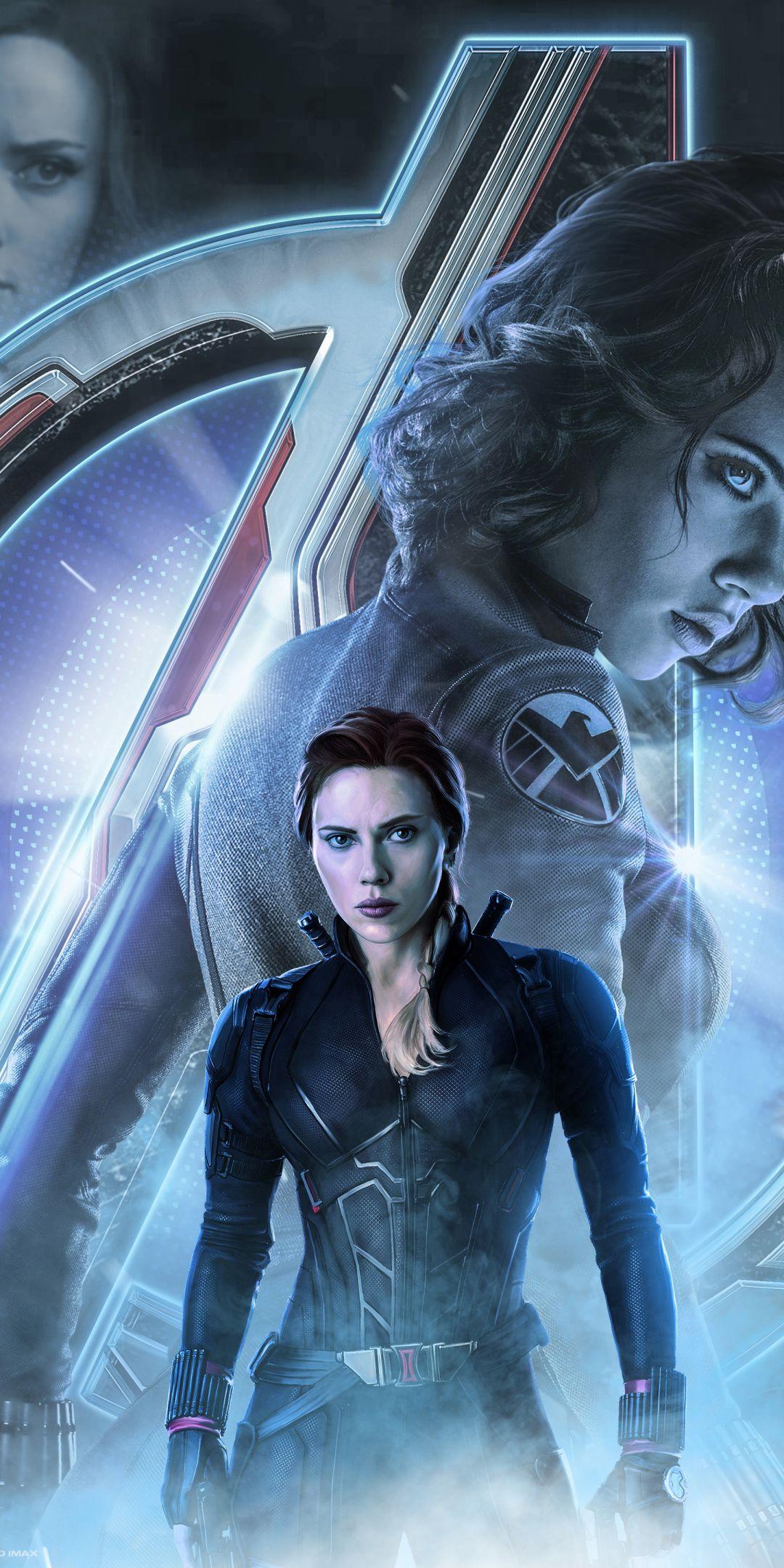1080x2160 Black Widow Endgame Wallpaper .