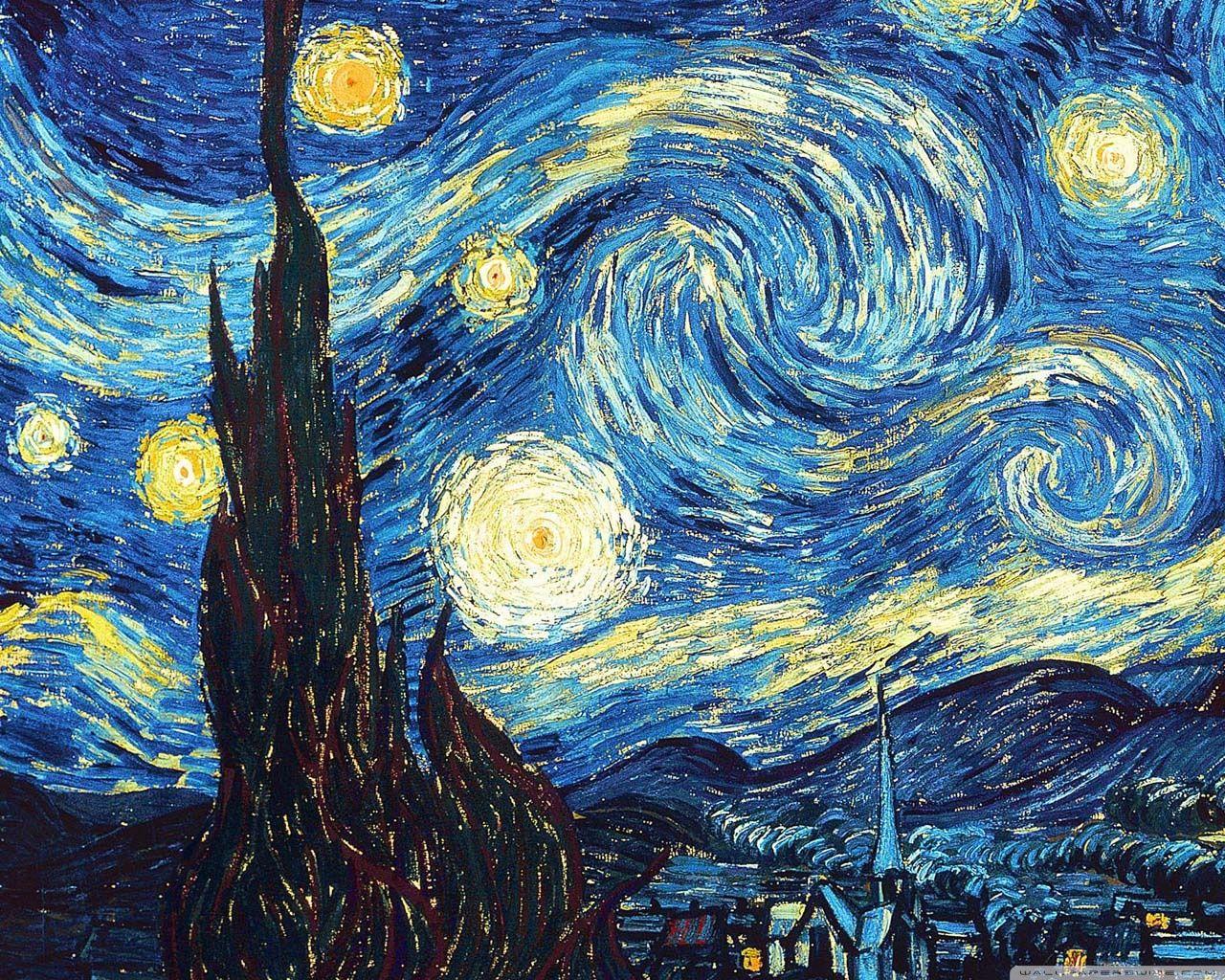 1280x1024 The Starry Night Ultra HD Desktop .