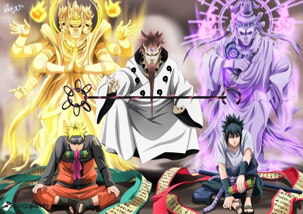 1063x752 indra and ashura, naruto shippuden .com