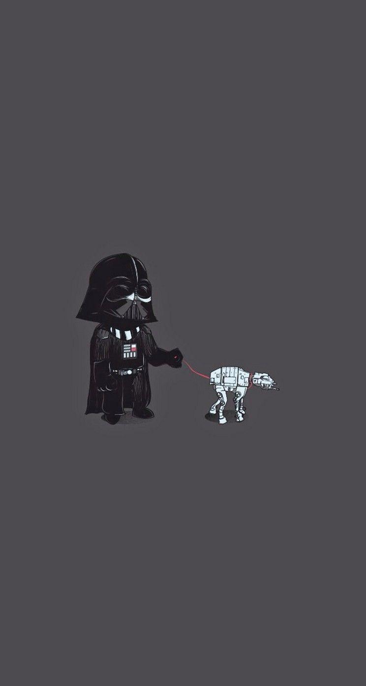 744x1392 Star Wars Cartoon Phone