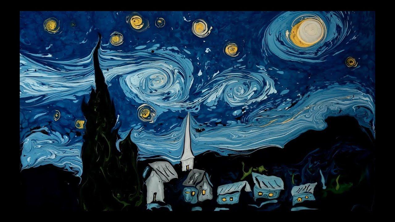 1280x720 Van Gogh on Dark