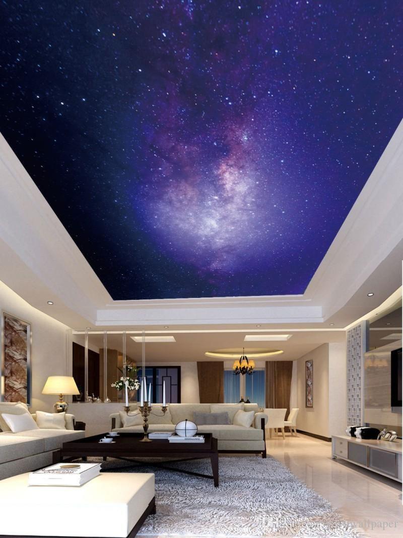 800x1069 Starry Night Painting On Ceiling .
