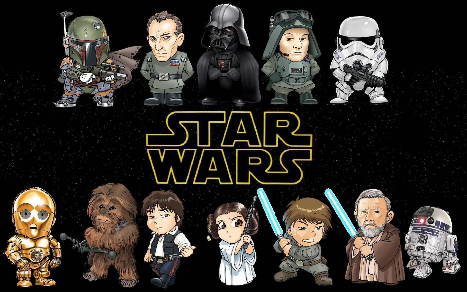 1920x1200 Star Wars Cartoon Wallpaper Group Wallpaper