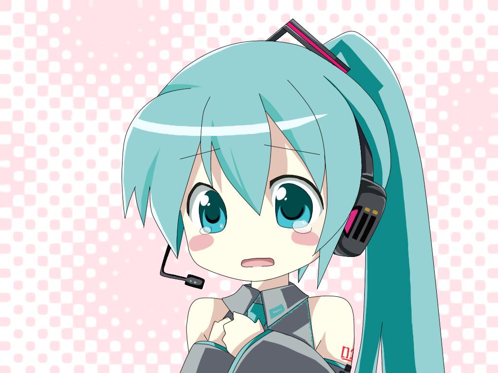 1024x768 Hatsune Miku Chibi Wallpaper PMK6 .