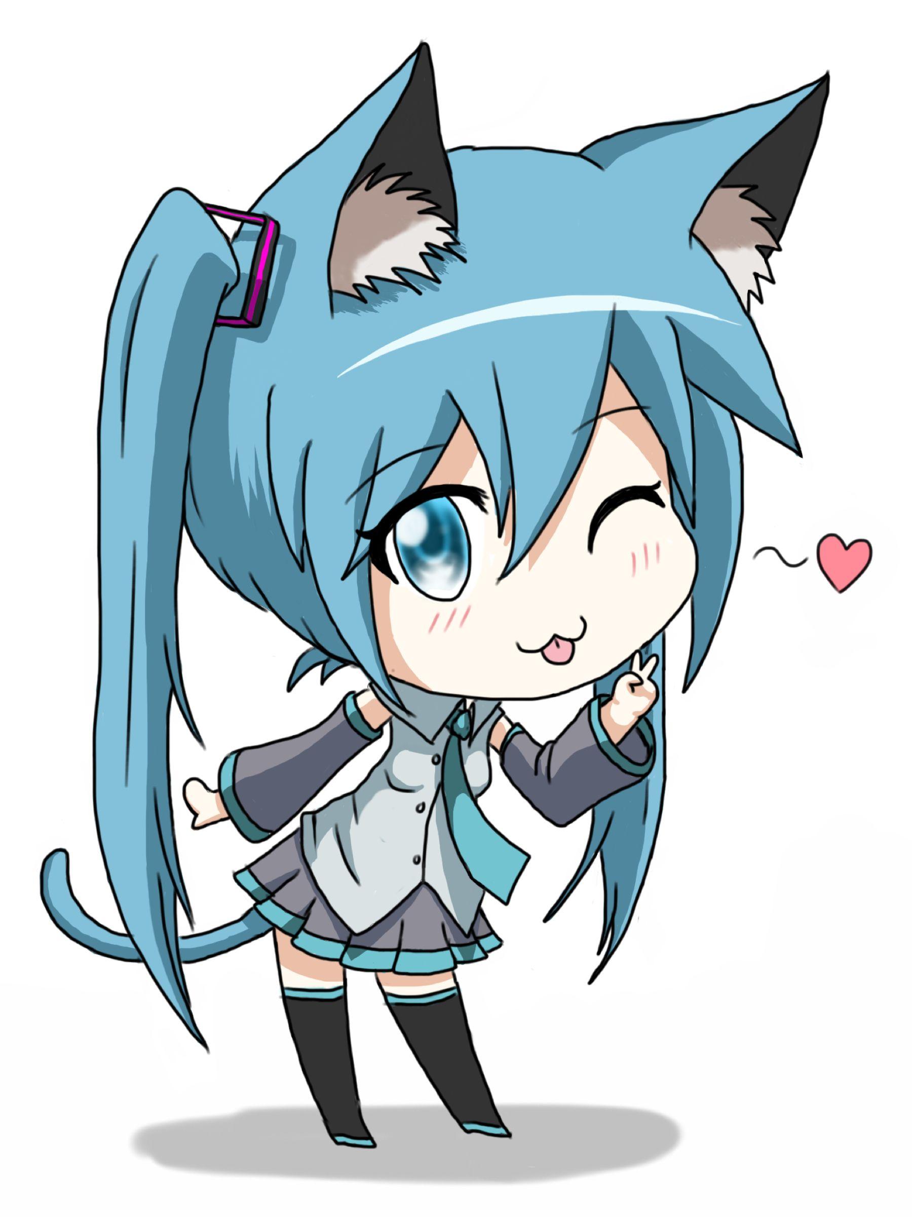 Anime Miku Chibi Wallpapers - Top Free Anime Miku Chibi Backgrounds ...