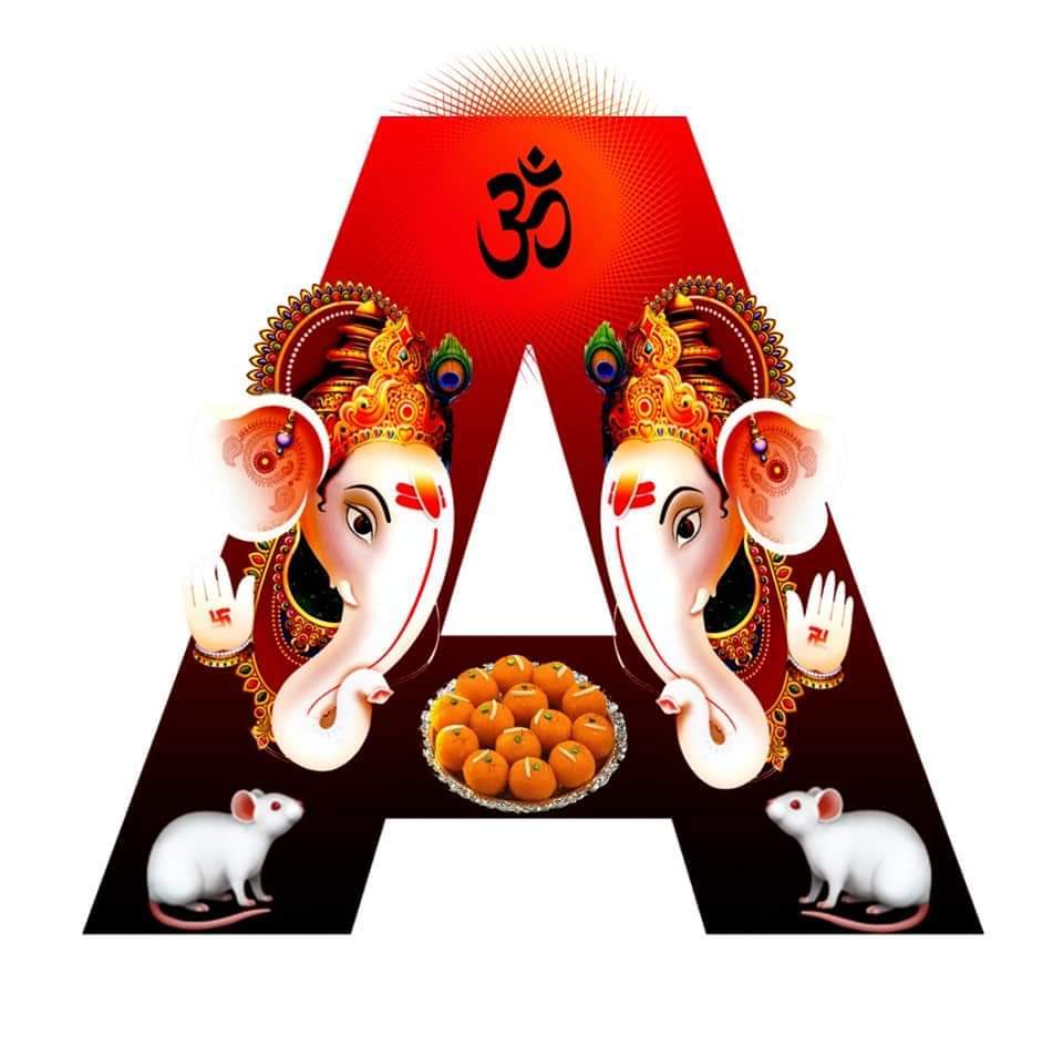 960x952 English Alphabets With Lord Ganesha Imagebest Whatsapp Messages.