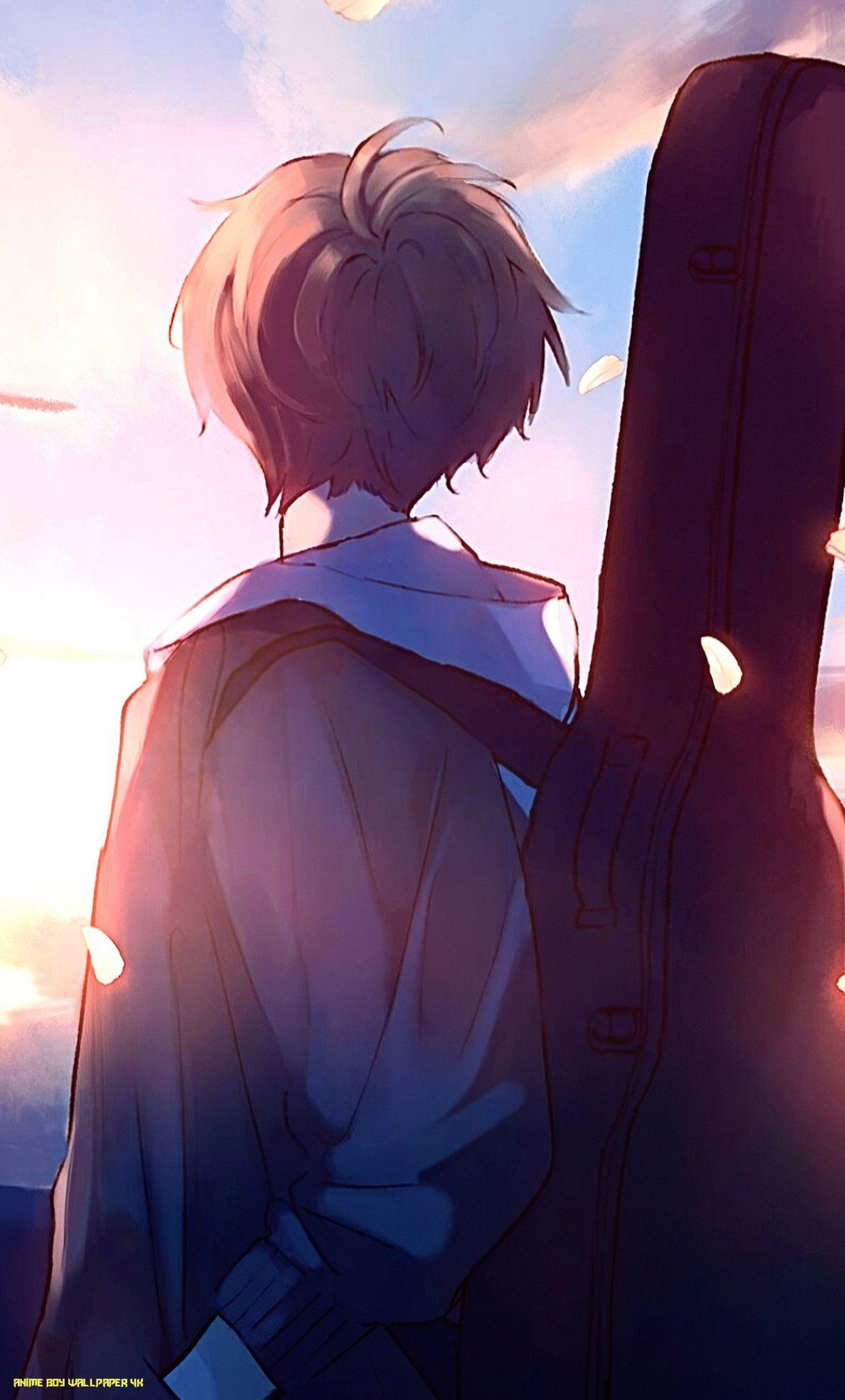 1241x2056 Anime Boy Wallpaper 14k Phone Boy Guitar HD Wallpaper