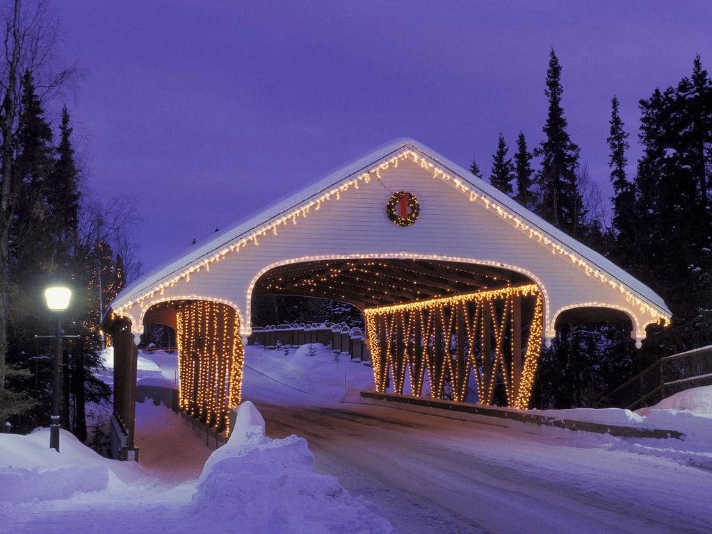 1024x768 Vermont Winter Desktop Wallpaper .bastywallpaper.
