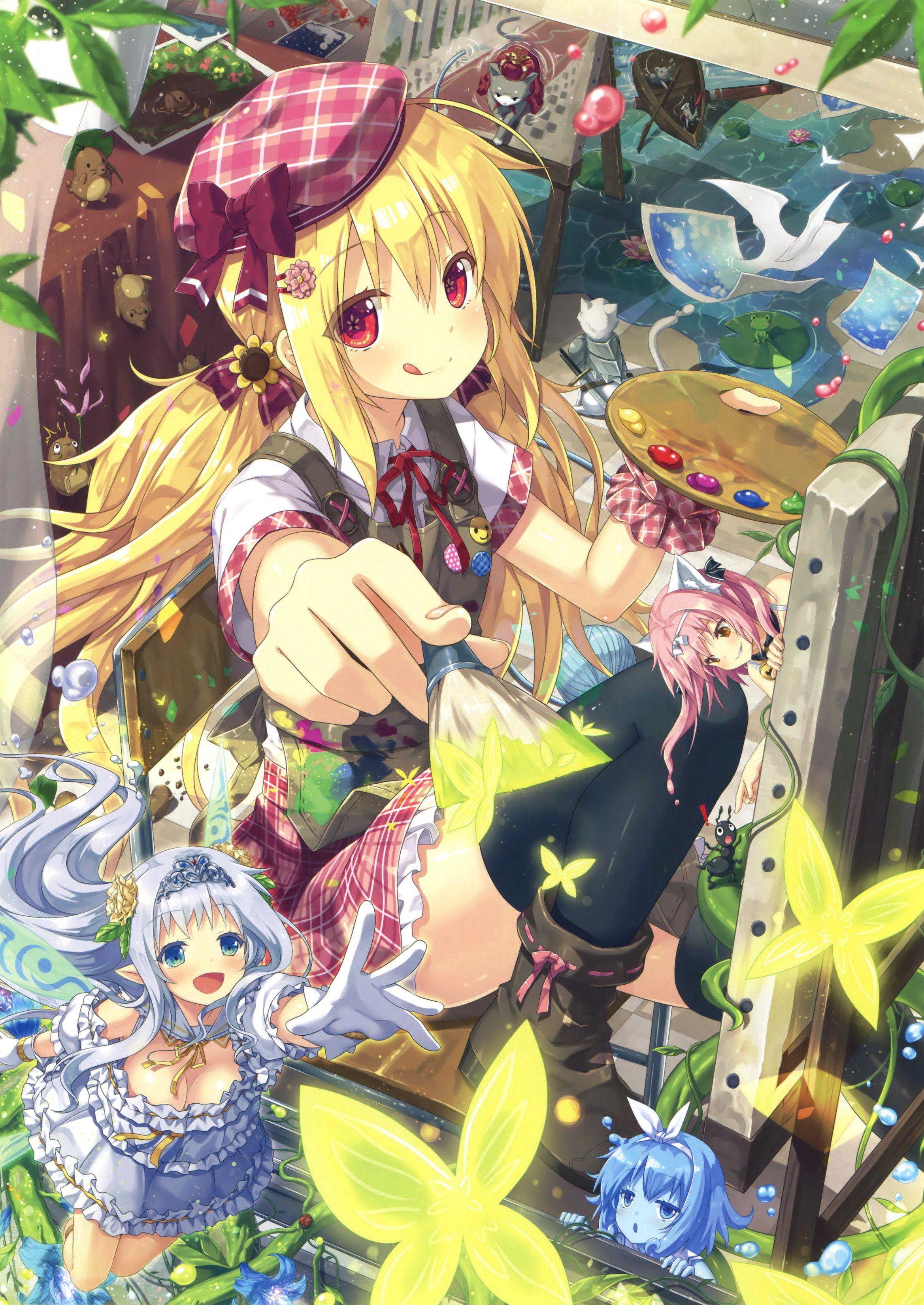 2338x3300 anime, Original, Girl, Beautiful, Cute .