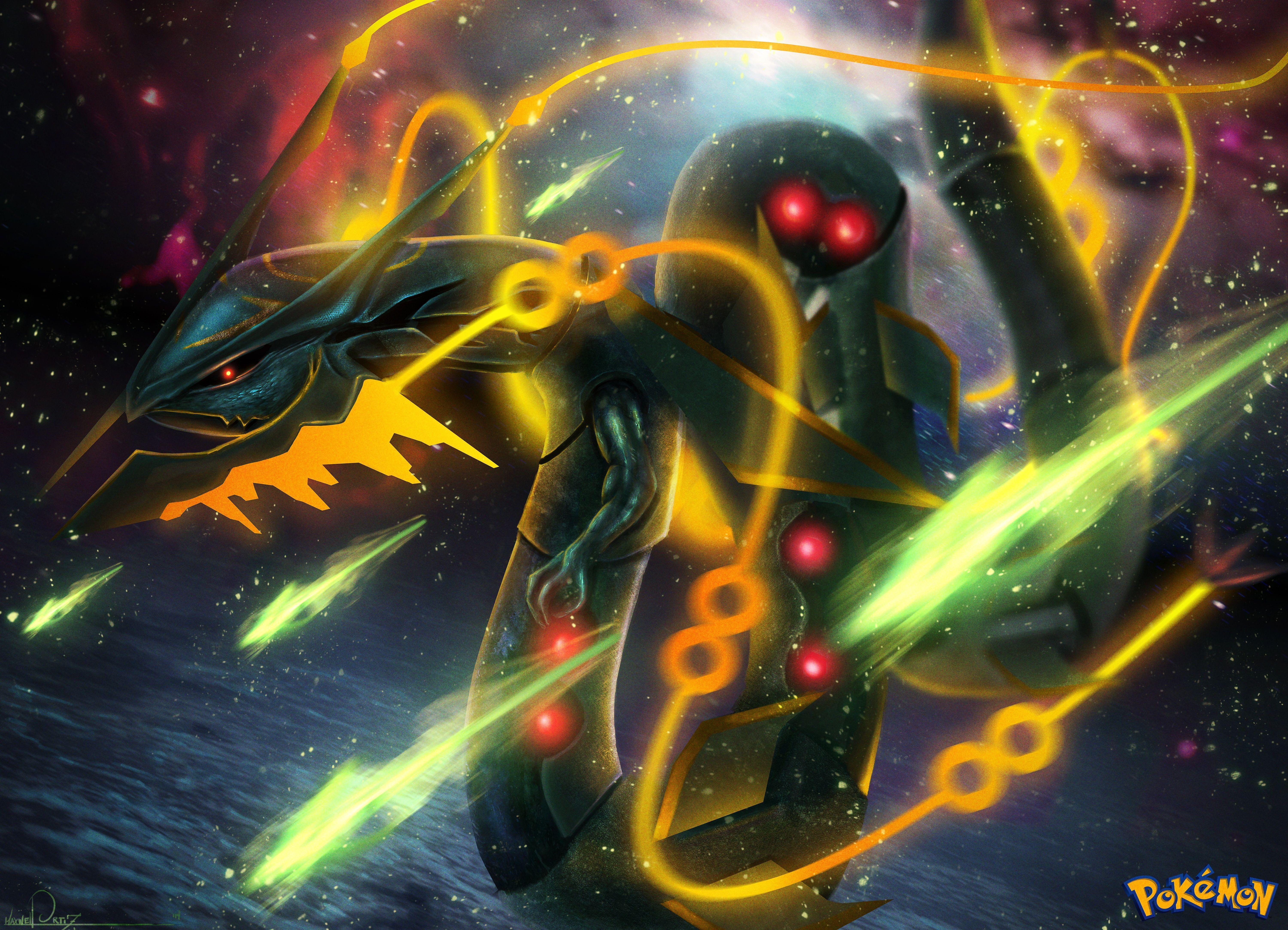 Shiny Mega Rayquaza - Novocom.top HD phone wallpaper