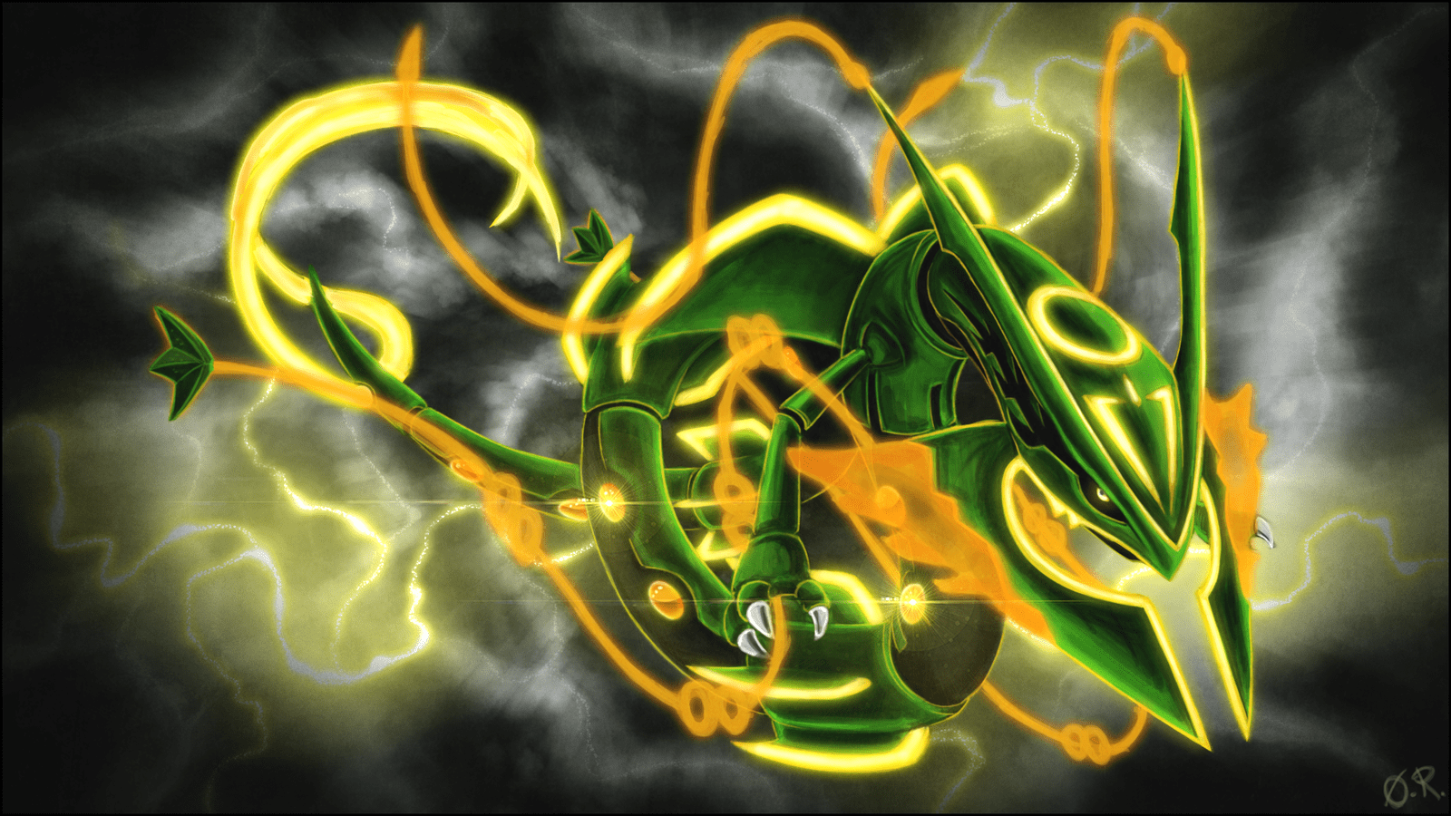 Shiny Rayquaza wallpaper by AUSTIZARD - Download on ZEDGE™