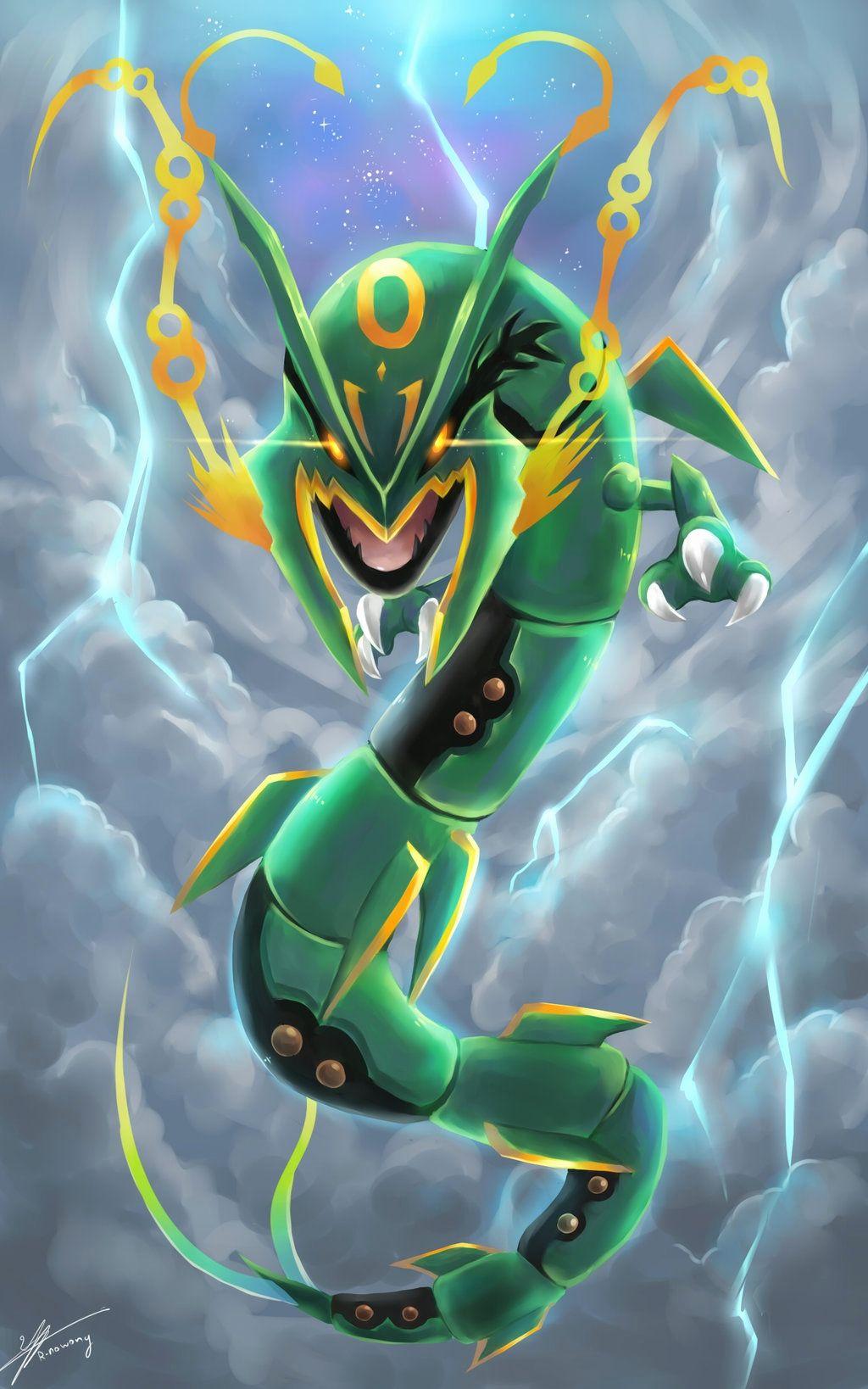 Pokemon Wallpapers Shiny Rayquaza - Wallpaper Cave