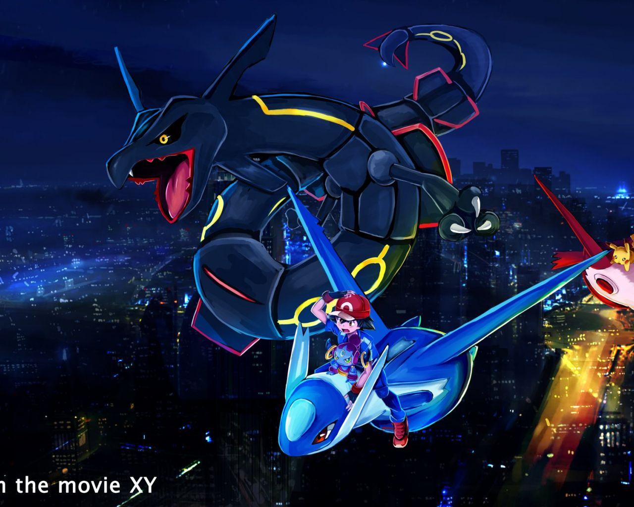 1280x1024 Free download Rayquaza Wallpaper 4K .
