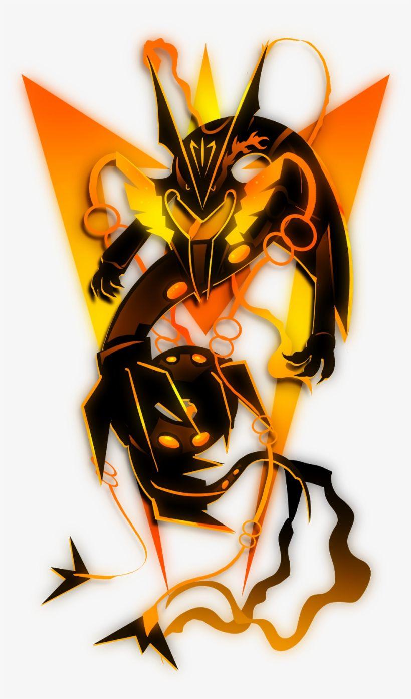 820x1394 Mega Rayquaza Transparent .