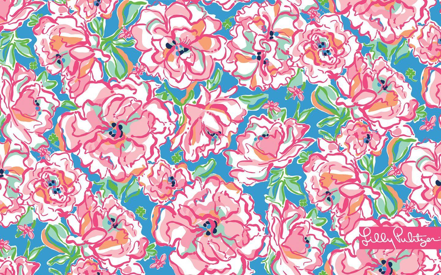 lilly pulitzer patterns for your desktop