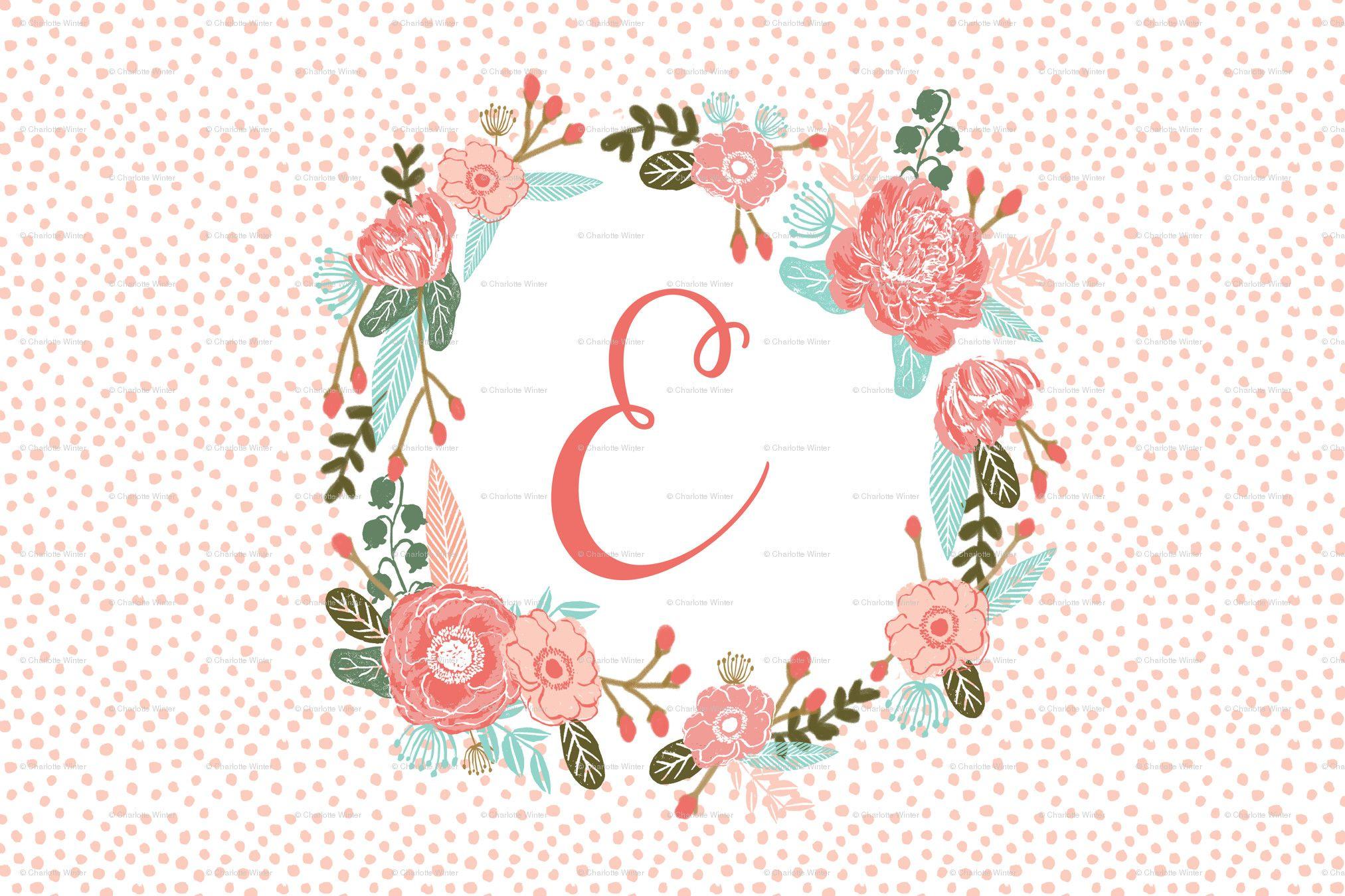 2025x1350 Monogrammed Wallpaper