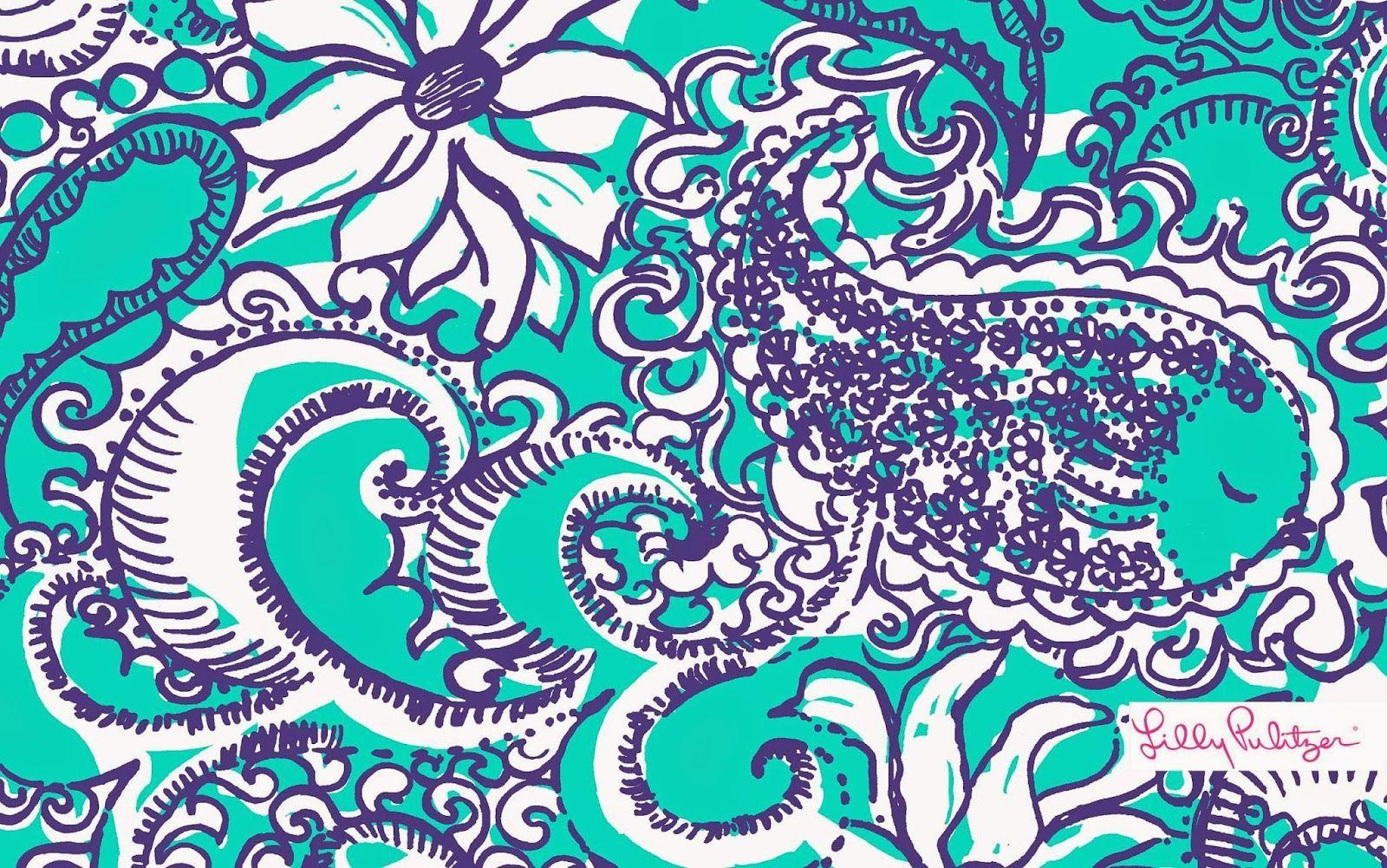 lilly pulitzer patterns for your desktop