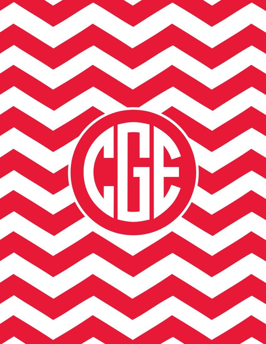 850x1100 Chevron Monogram Wallpaper Maker .