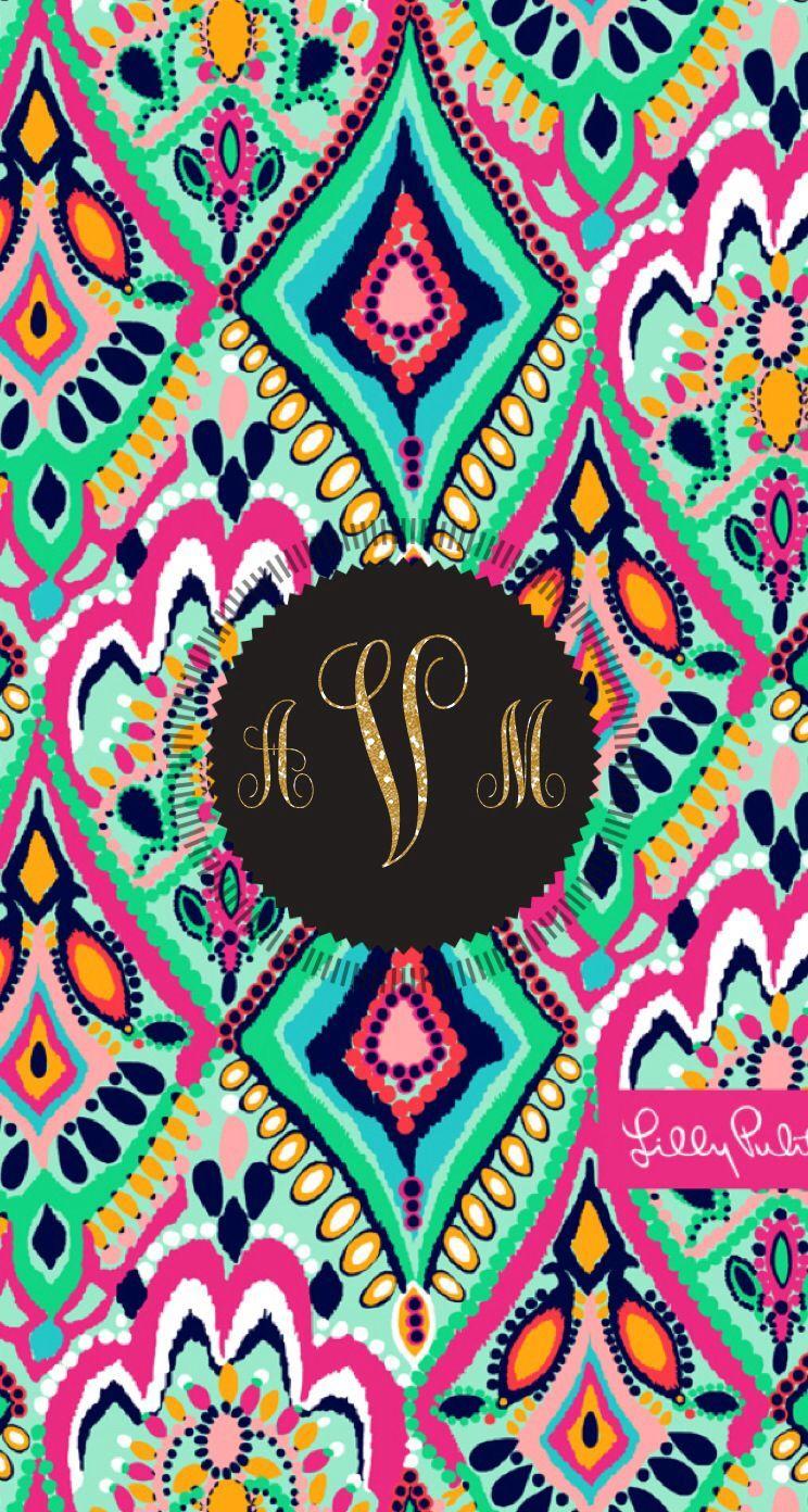744x1392 Lilly Pulitzer monogram