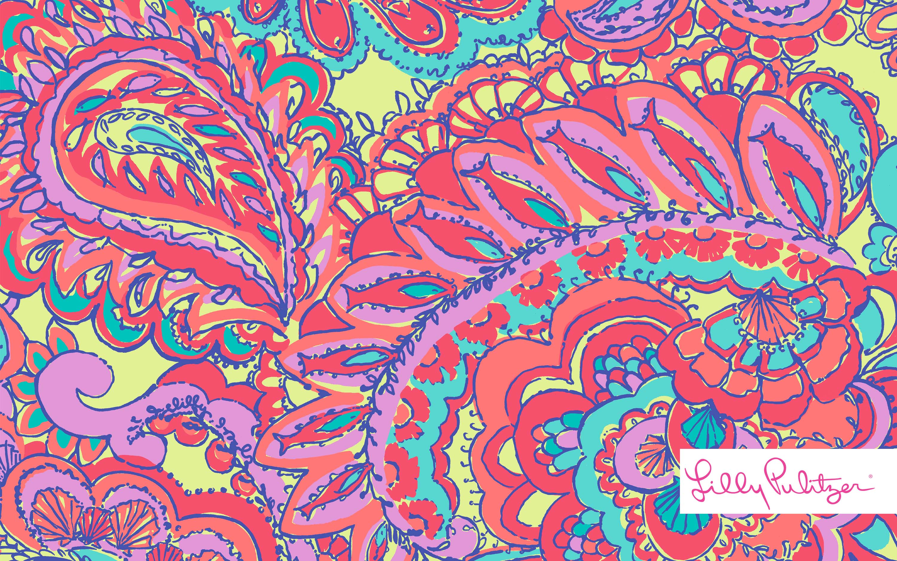 lilly pulitzer patterns for your desktop 2022